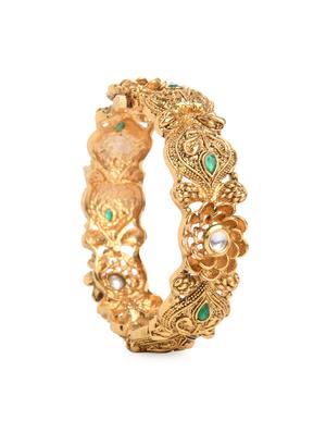 gold metal bangle - 16829812 - Standard Image - 3