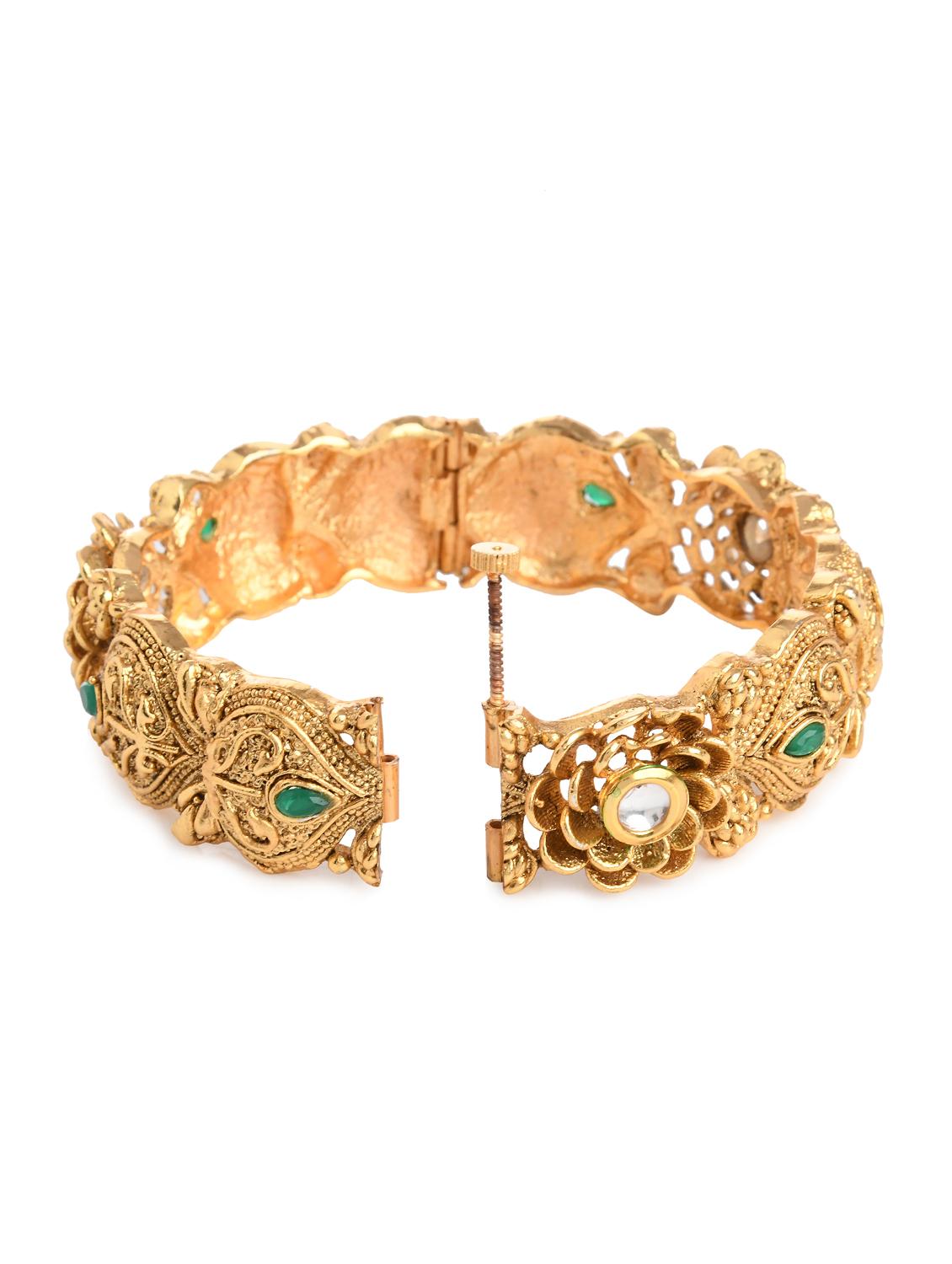 gold metal bangle - 16829812 - Zoom Image - 2