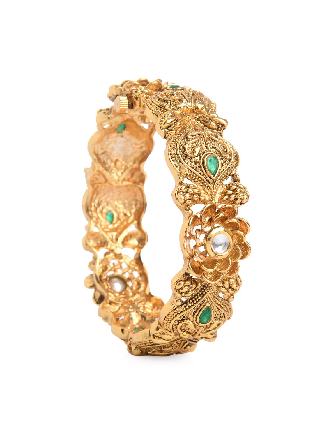 gold metal bangle - 16829812 - Zoom Image - 3