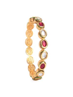 red gold metal bangle - 16829816 - Standard Image - 3