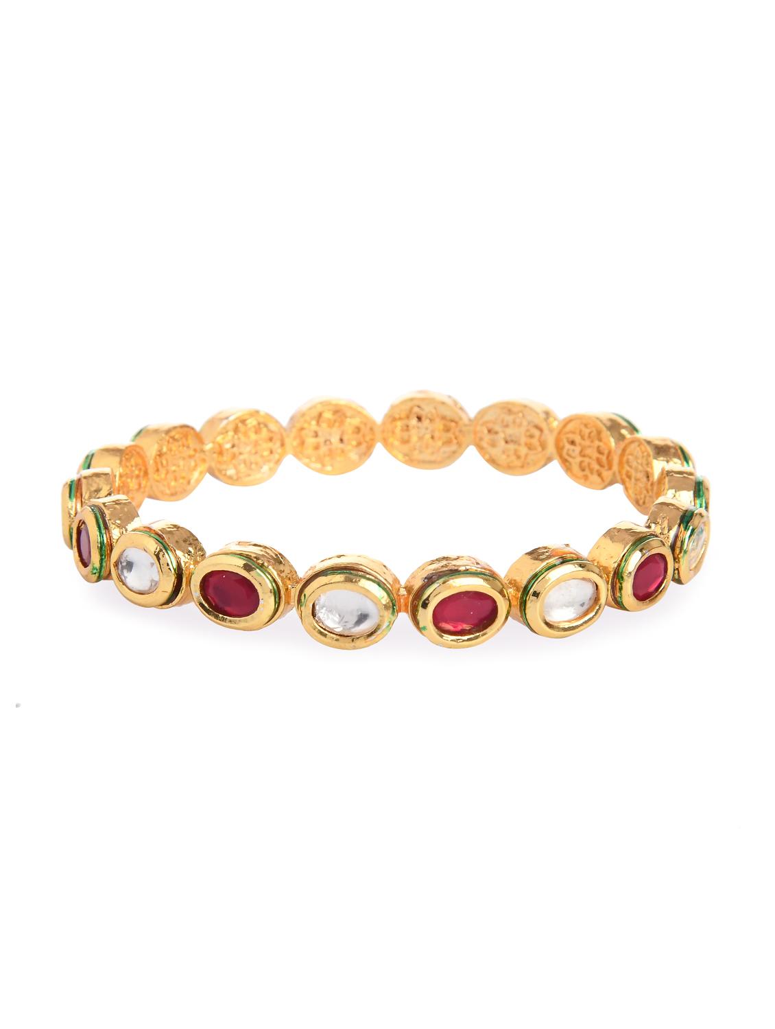 red gold metal bangle - 16829816 - Zoom Image - 2