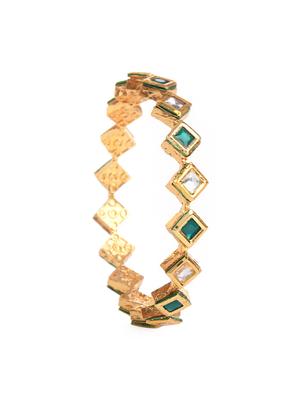 green gold metal bangle - 16829819 - Standard Image - 3