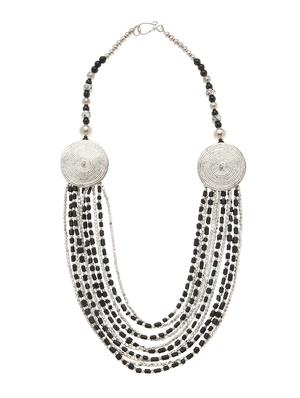 multi colored metal long necklace - 16829877 - Standard Image - 2