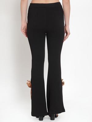 boot cut bow enhanced trouser - 16830192 - Standard Image - 3