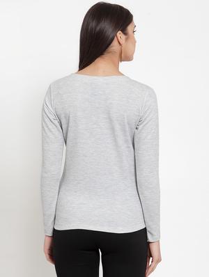 v-neck slate grey cardigan - 16830250 - Standard Image - 3