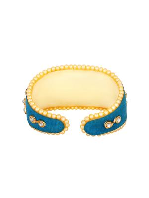 blue velvet bangle - 16830617 - Standard Image - 2