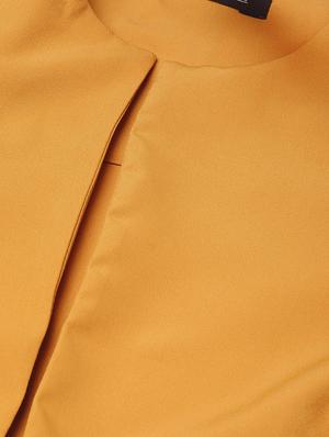 bell sleeved collarless jacket - 16830647 - Standard Image - 5