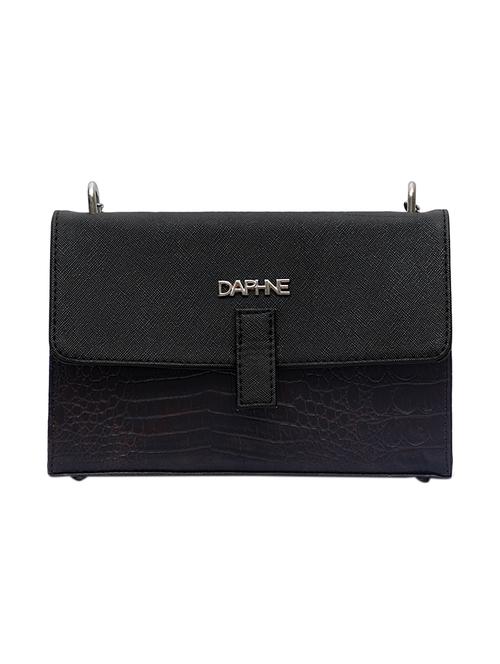 brown leatherette (pu) regular sling bag - 16830668 - Standard Image - 1