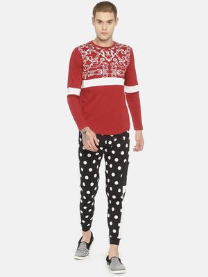 red printed cut & sew t-shirt - 16830691 - Standard Image - 4