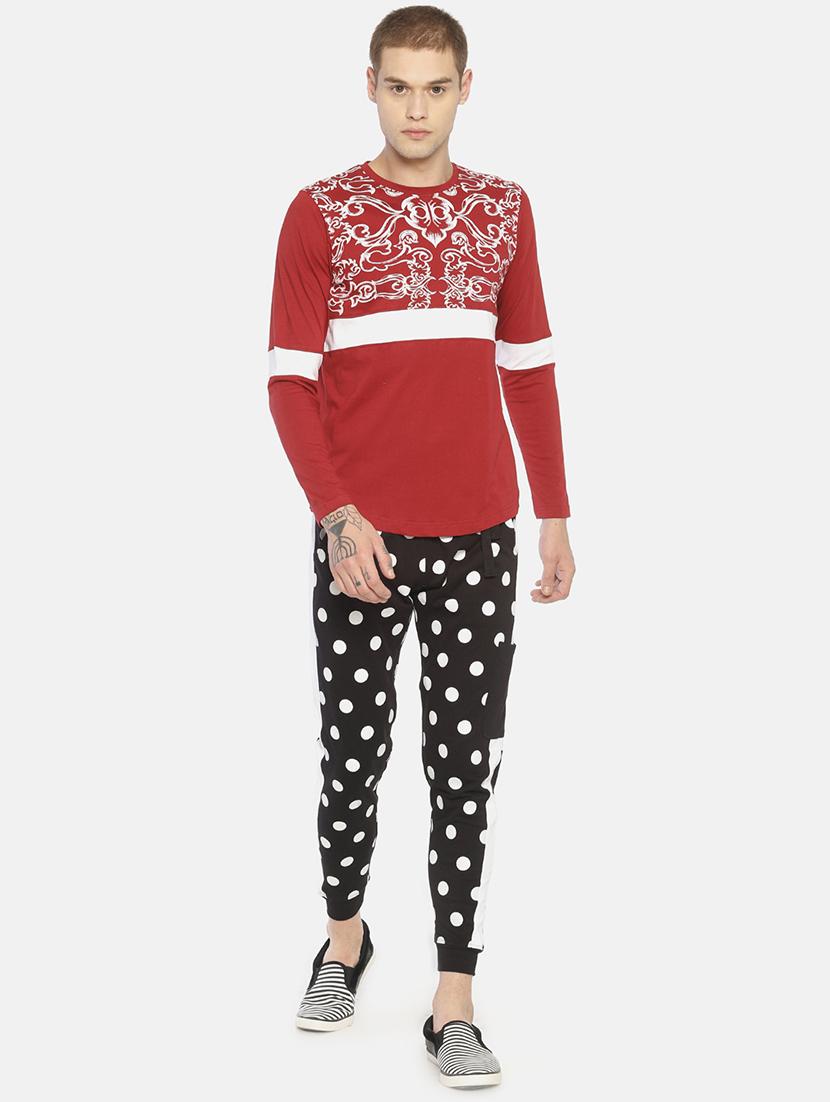 red printed cut & sew t-shirt - 16830691 - Zoom Image - 4