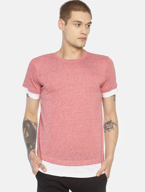 red cut & sew t-shirt - 16830697 - Standard Image - 1