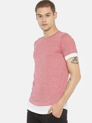 red cut & sew t-shirt - 16830697 - Standard Image - 2