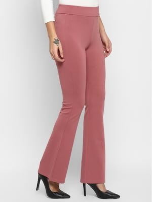 high rise flat front trousers - 16830767 - Standard Image - 2