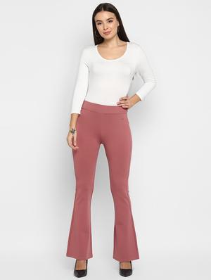 high rise flat front trousers - 16830767 - Standard Image - 4
