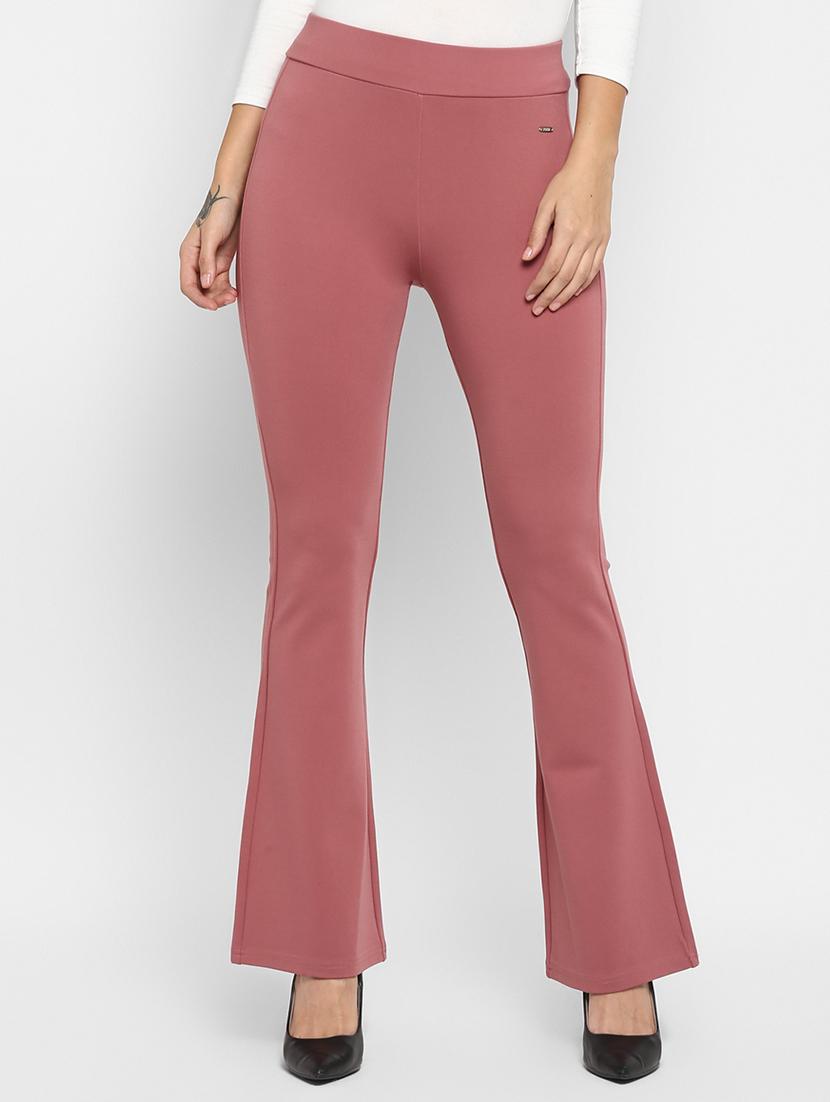 high rise flat front trousers - 16830767 - Zoom Image - 1
