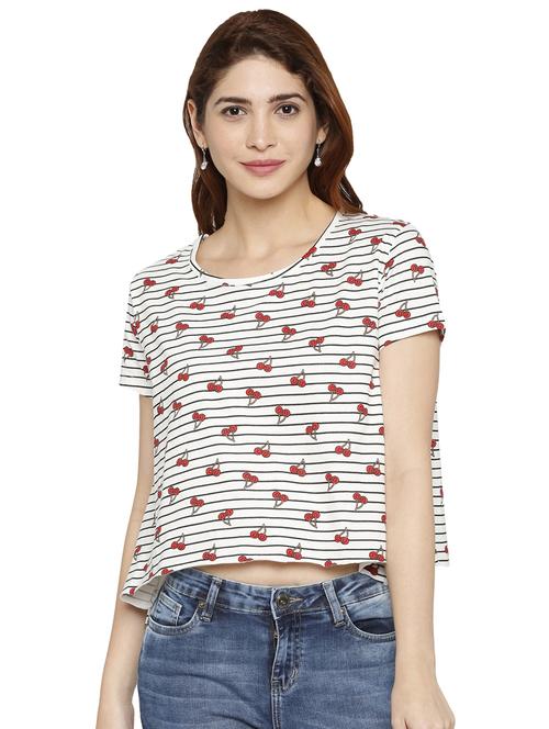 round neck quirky tee - 16830796 - Standard Image - 1