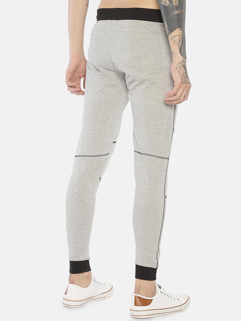 grey solid joggers - 16830906 - Zoom Image - 3