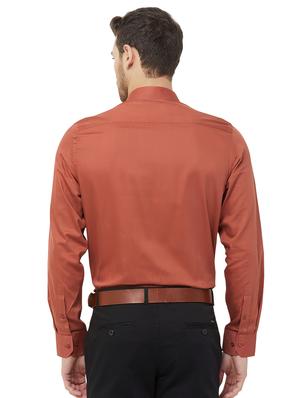 red solid formal shirt - 16830949 - Standard Image - 3