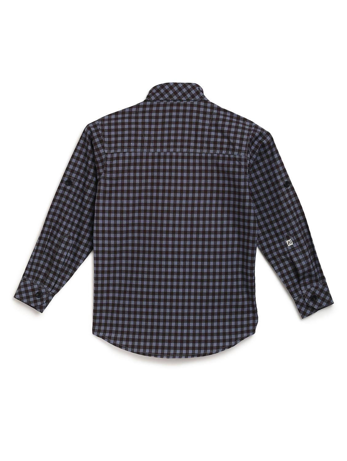 grey cotton shirt - 16830979 - Zoom Image - 2