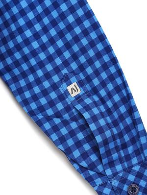 light blue cotton shirt - 16830981 - Standard Image - 4