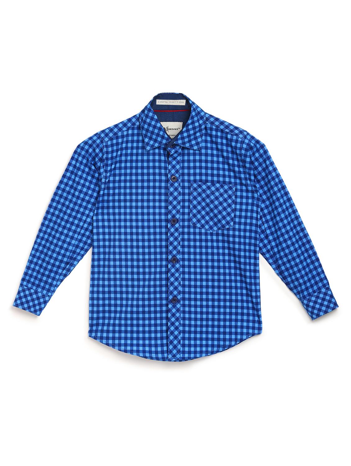 light blue cotton shirt - 16830981 - Zoom Image - 1