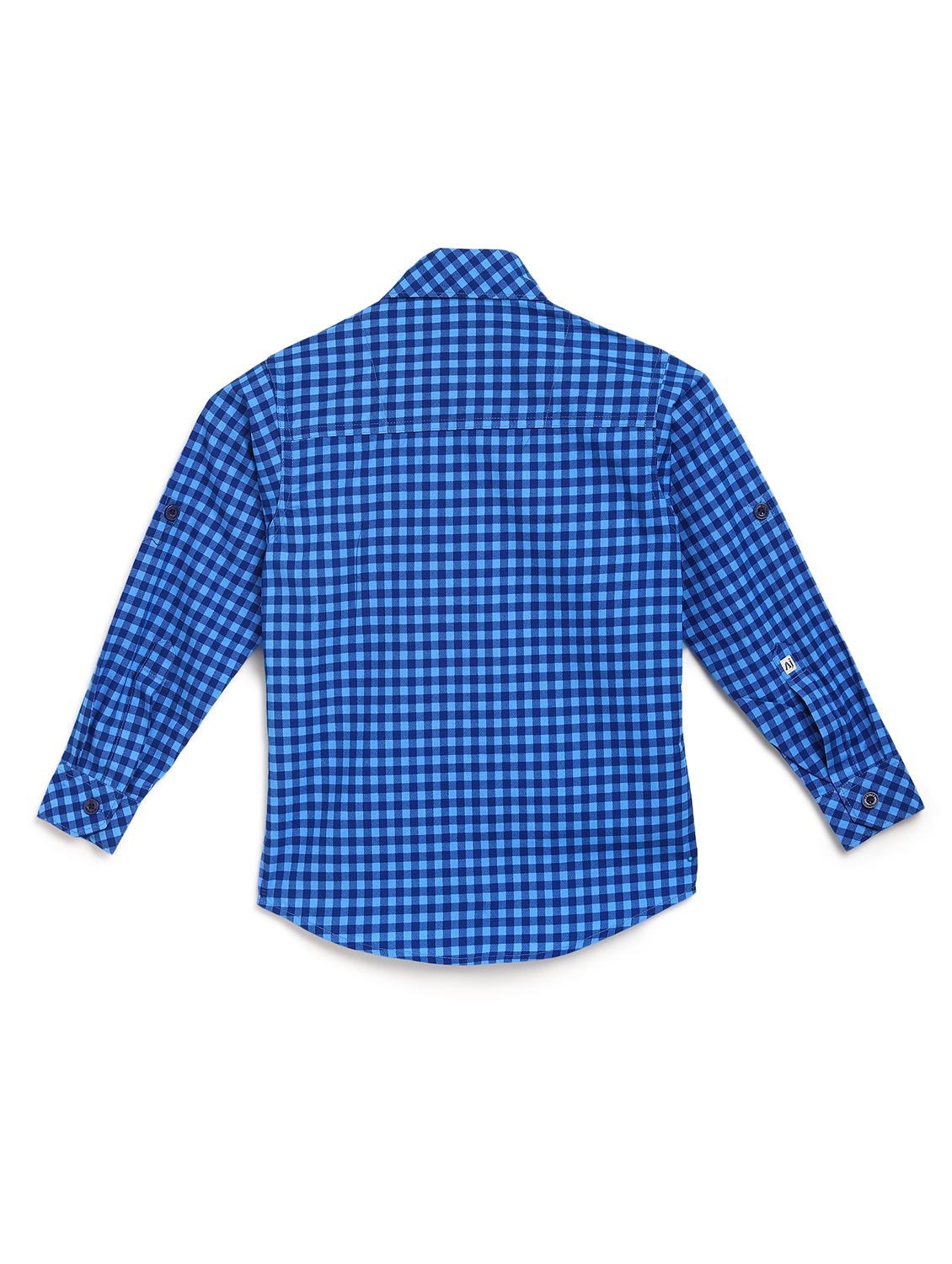 light blue cotton shirt - 16830981 - Zoom Image - 2