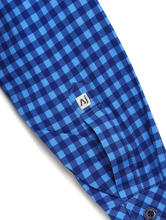 light blue cotton shirt - 16830981 - Zoom Image - 4