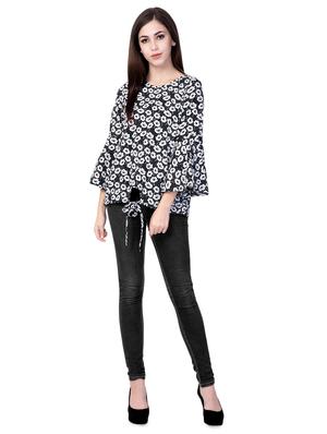 tie front floral top - 16830993 - Standard Image - 4