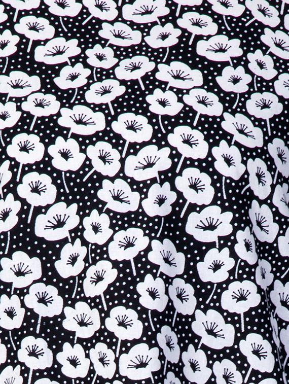 tie front floral top - 16830993 - Zoom Image - 5