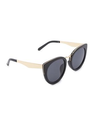 globus full rim cat eye black sunglasses - 16831113 - Standard Image - 2