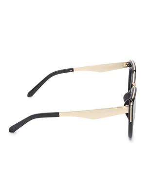 globus full rim cat eye black sunglasses - 16831113 - Standard Image - 3