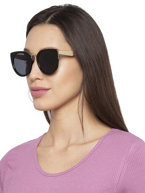 globus full rim cat eye black sunglasses - 16831113 - Standard Image - 4