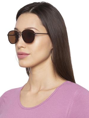 globus brown wayfarer sunglasses - 16831121 - Standard Image - 4