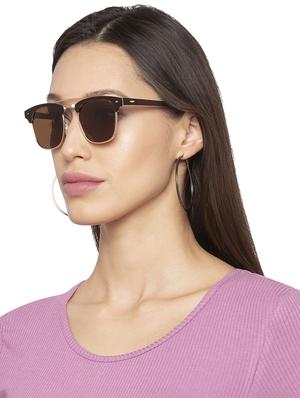 globus brown wayfarer sunglasses - 16831122 - Standard Image - 4