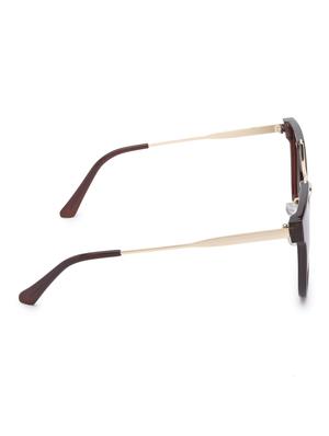 globus full rim cat eye black sunglasses - 16831135 - Standard Image - 3