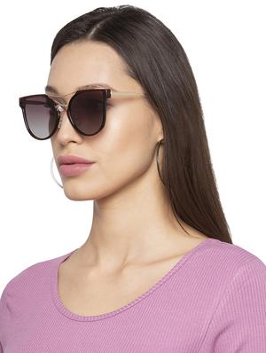globus full rim cat eye black sunglasses - 16831135 - Standard Image - 4