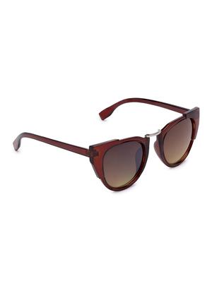 globus brown full rim wayfarer sunglasses - 16831154 - Standard Image - 2