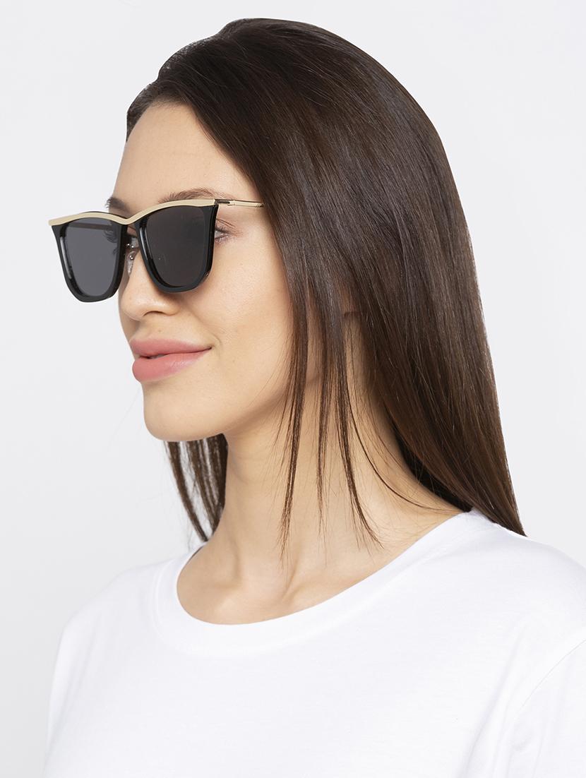 globus black full rim wayfarer sunglasses - 16831178 - Zoom Image - 4