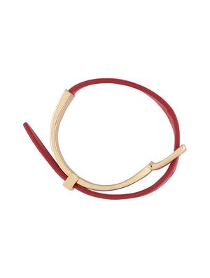 red metal bangle bracelet - 16831201 - Standard Image - 3