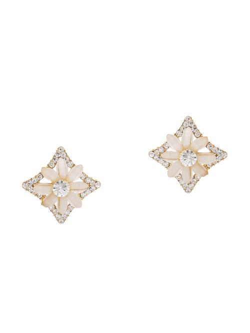 gold metal studs earring - 16831340 - Standard Image - 1