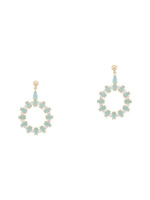 gold metal hoop earring - 16831342 - Standard Image - 1
