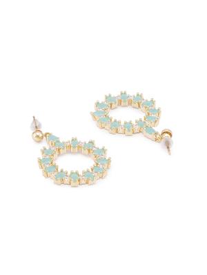 gold metal hoop earring - 16831342 - Standard Image - 2
