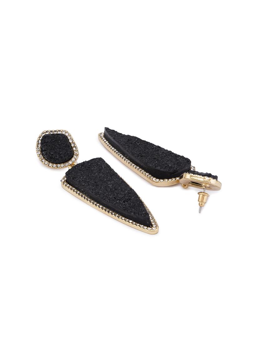 black metal drop earring - 16831346 - Zoom Image - 2