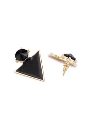 black metal drop earring - 16831358 - Standard Image - 2