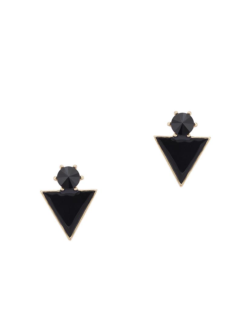 black metal drop earring - 16831358 - Zoom Image - 1
