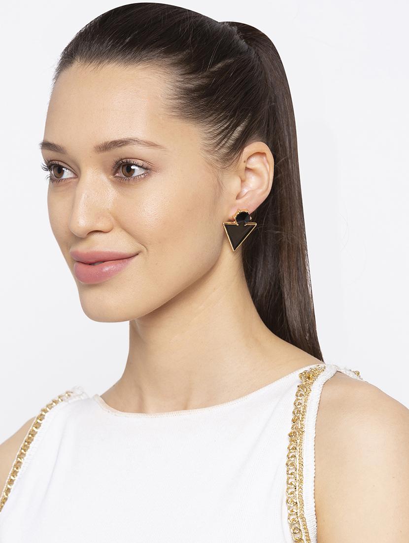 black metal drop earring - 16831358 - Zoom Image - 3