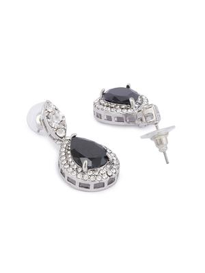 black metal drop earring - 16831373 - Standard Image - 2