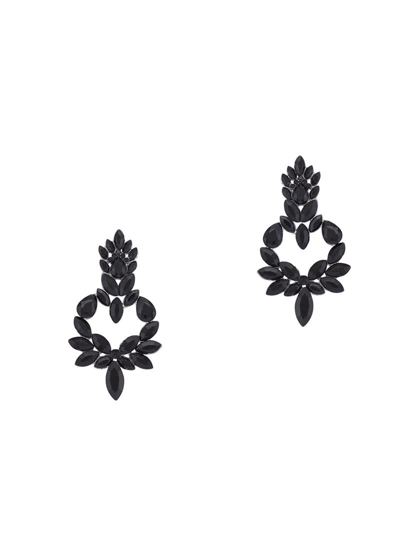 black metal drop earring - 16831382 - Zoom Image - 1