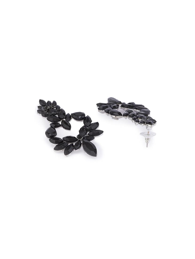 black metal drop earring - 16831382 - Zoom Image - 2