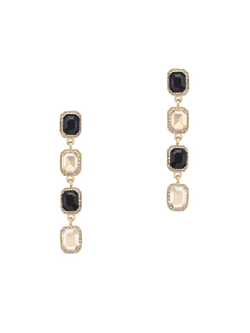 black metal drop earring - 16831392 - Zoom Image - 1